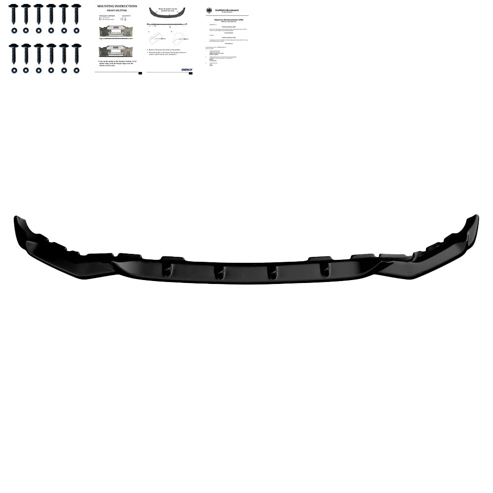 Frontsplitter passend für BMW X7 M G07 M-Pack 2018-2022 mit ABE TÜV Hochglanz Schwarz