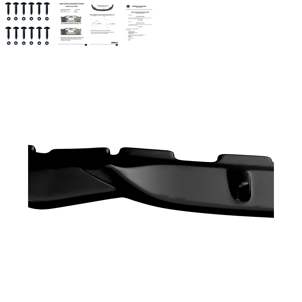 Frontsplitter passend für BMW X7 M G07 M-Pack 2018-2022 mit ABE TÜV Hochglanz Schwarz