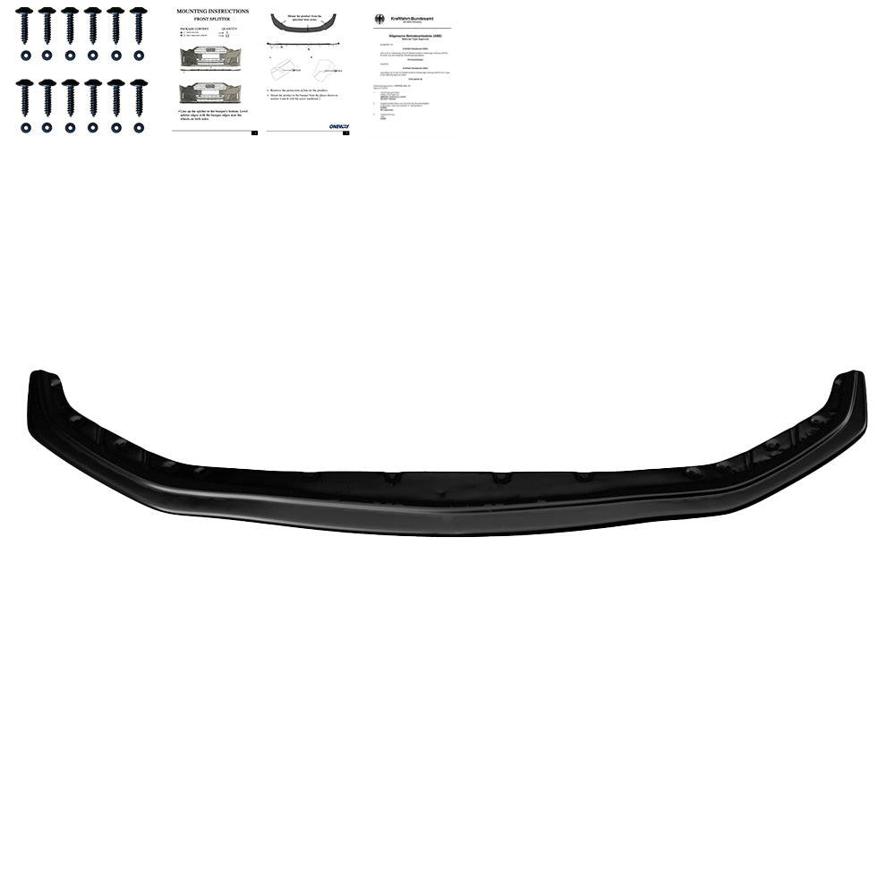 Frontsplitter passend für BMW 5er G30 / G31 M-Pack 2017-2020 mit ABE TÜV Hochglanz Schwarz