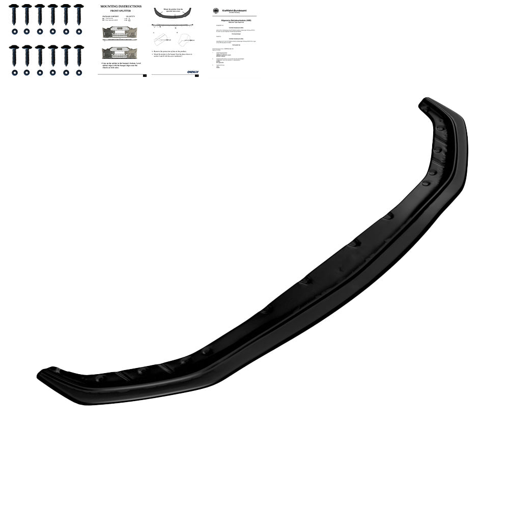 Frontsplitter passend für BMW 5er G30 / G31 M-Pack 2017-2020 mit ABE TÜV Hochglanz Schwarz