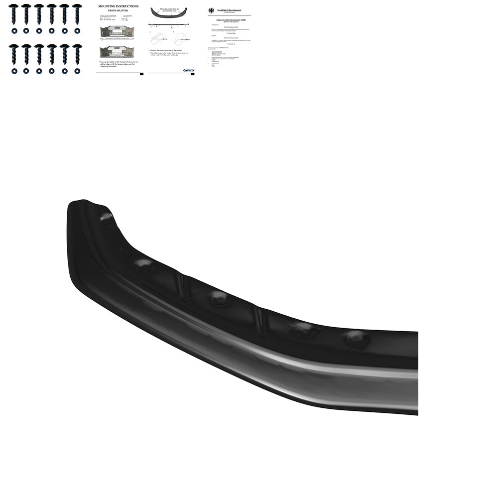 Frontsplitter passend für BMW 5er G30 / G31 M-Pack 2017-2020 mit ABE TÜV Hochglanz Schwarz