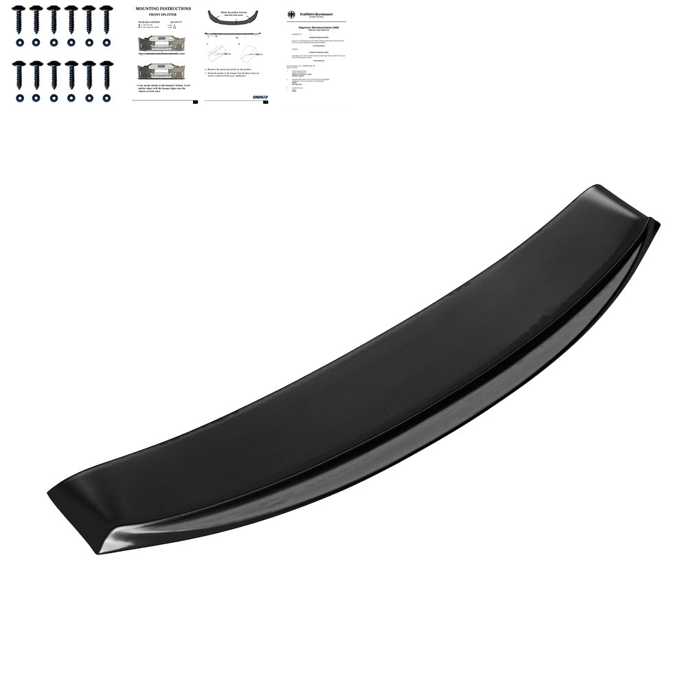 Frontsplitter passend für BMW 6er F06/F12/F13 Facelift 2013-2018 Version 2 mit ABE TÜV Hochglanz Schwarz