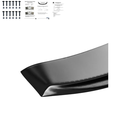 Frontsplitter passend für BMW 6er F06/F12/F13 Facelift 2013-2018 Version 2 mit ABE TÜV Hochglanz Schwarz