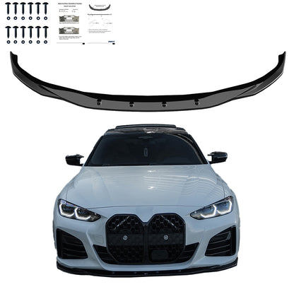 FS01.008 - Frontsplitter passend für BMW i4 M-Pack G26 2021+ Hochglanz Schwarz