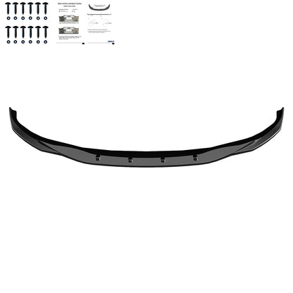 FS01.008 - Frontsplitter passend für BMW i4 M-Pack G26 2021+ Hochglanz Schwarz