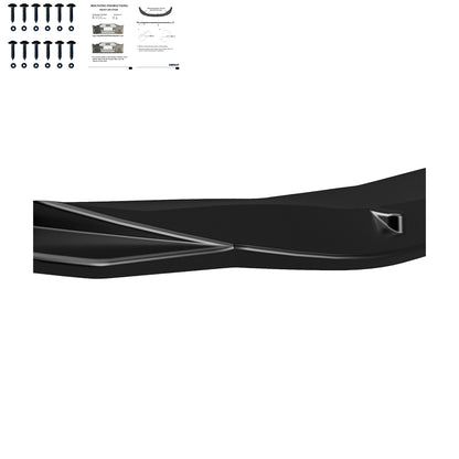 FS01.008 - Frontsplitter passend für BMW i4 M-Pack G26 2021+ Hochglanz Schwarz