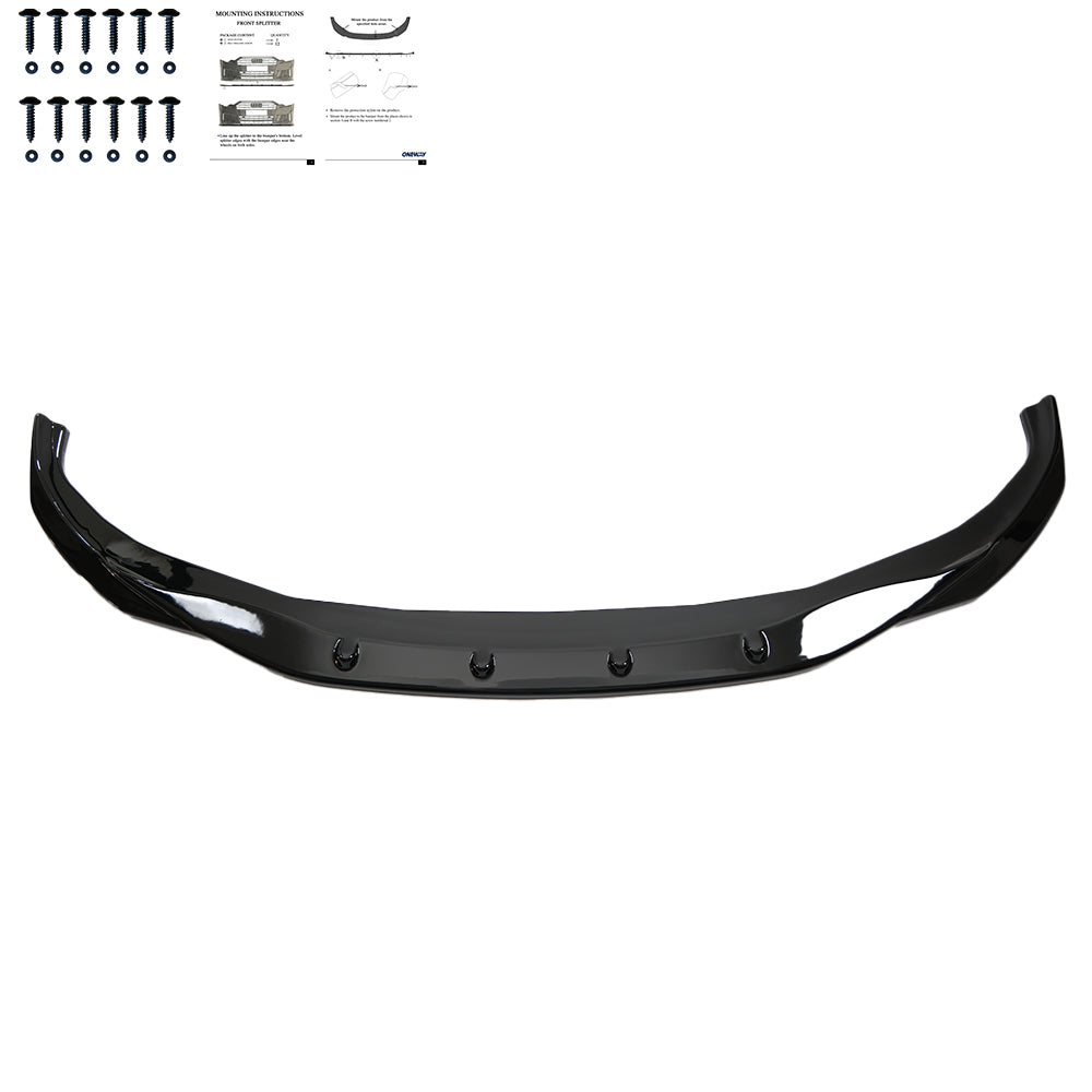 FS01.008 - Frontsplitter passend für BMW i4 M-Pack G26 2021+ Hochglanz Schwarz