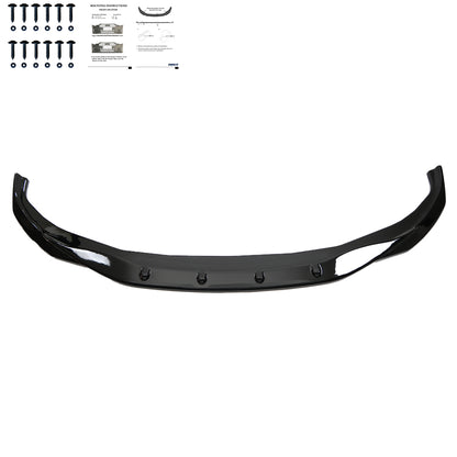 FS01.008 - Frontsplitter passend für BMW i4 M-Pack G26 2021+ Hochglanz Schwarz