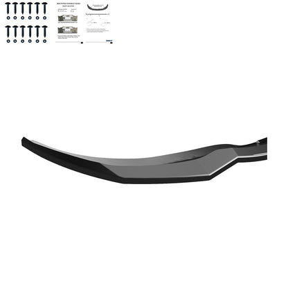 FS01.167 - Frontsplitter passend für BMW 3er G20/G21 /M340i M-Pack Facelift 2022+ Hochglanz Schwarz