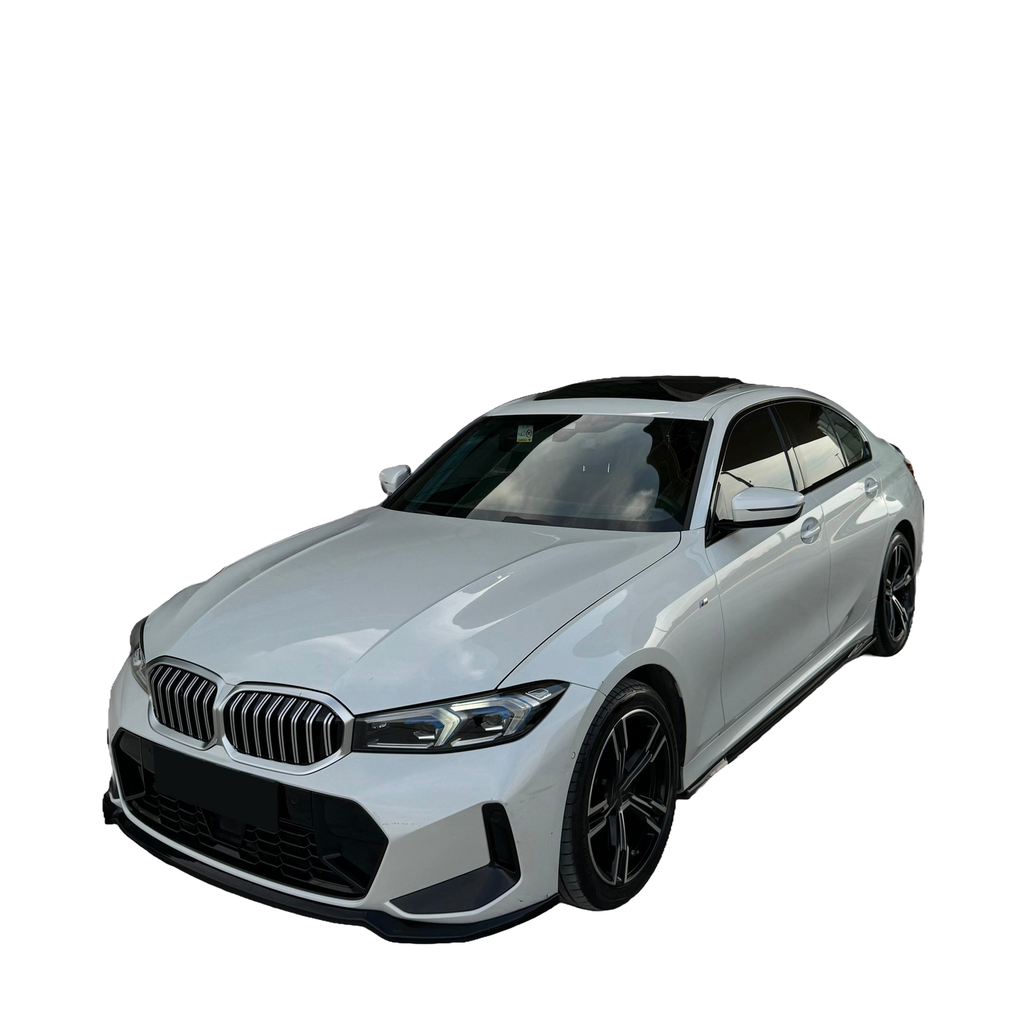 FS01.167 - Frontsplitter passend für BMW 3er G20/G21 /M340i M-Pack Facelift 2022+ Hochglanz Schwarz