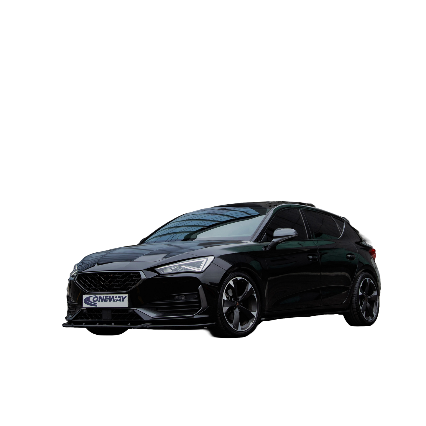 FS01.135 - Frontsplitter passend für CUPRA Leon 2020-2024 mit ABE TÜV Hochglanz Schwarz