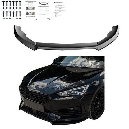 Frontsplitter passend für CUPRA Leon 2020-2024 Version 3 Hochglanz Schwarz