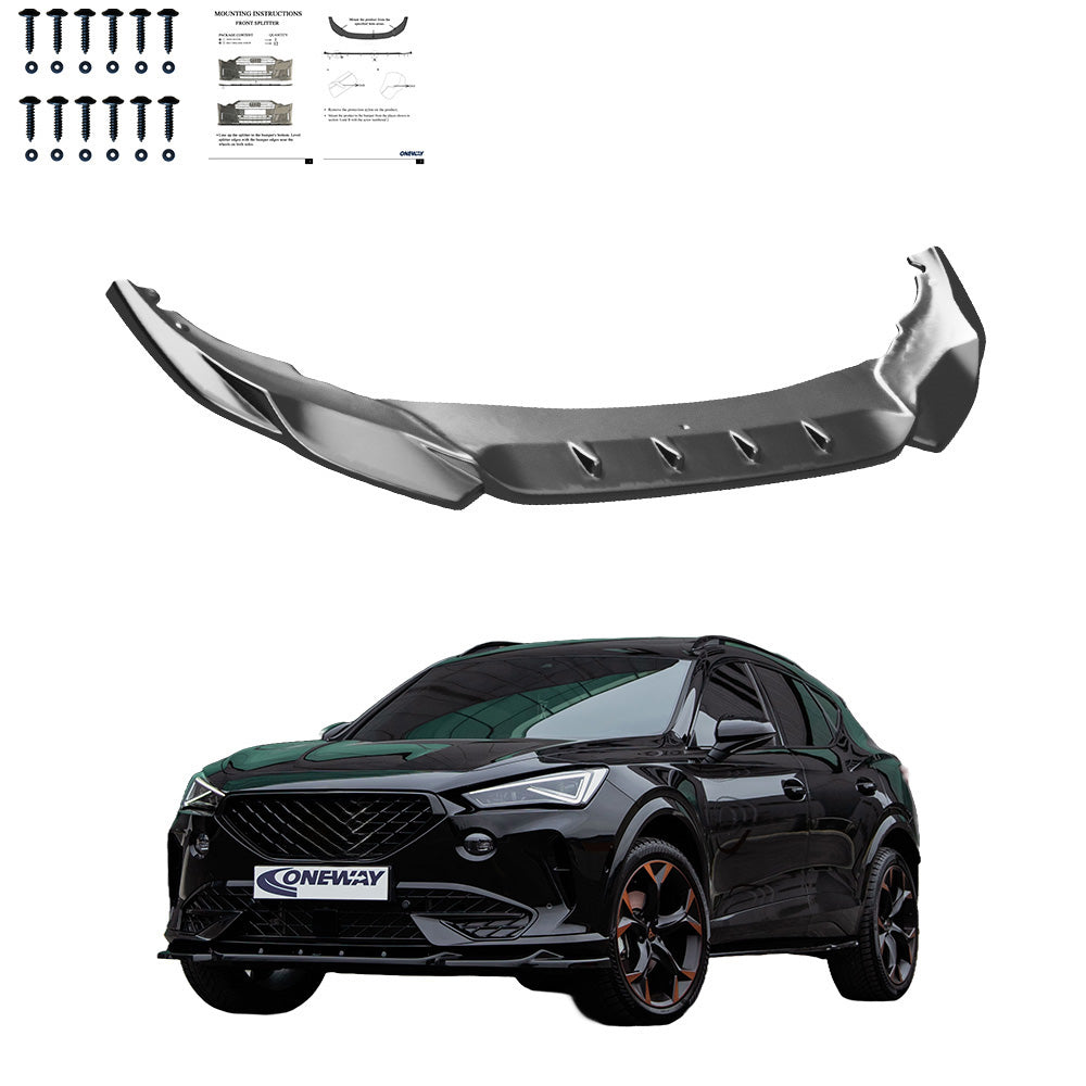 FS01.174 - Frontsplitter passend für CUPRA Formentor 2020-2024 v3 Hochglanz Schwarz