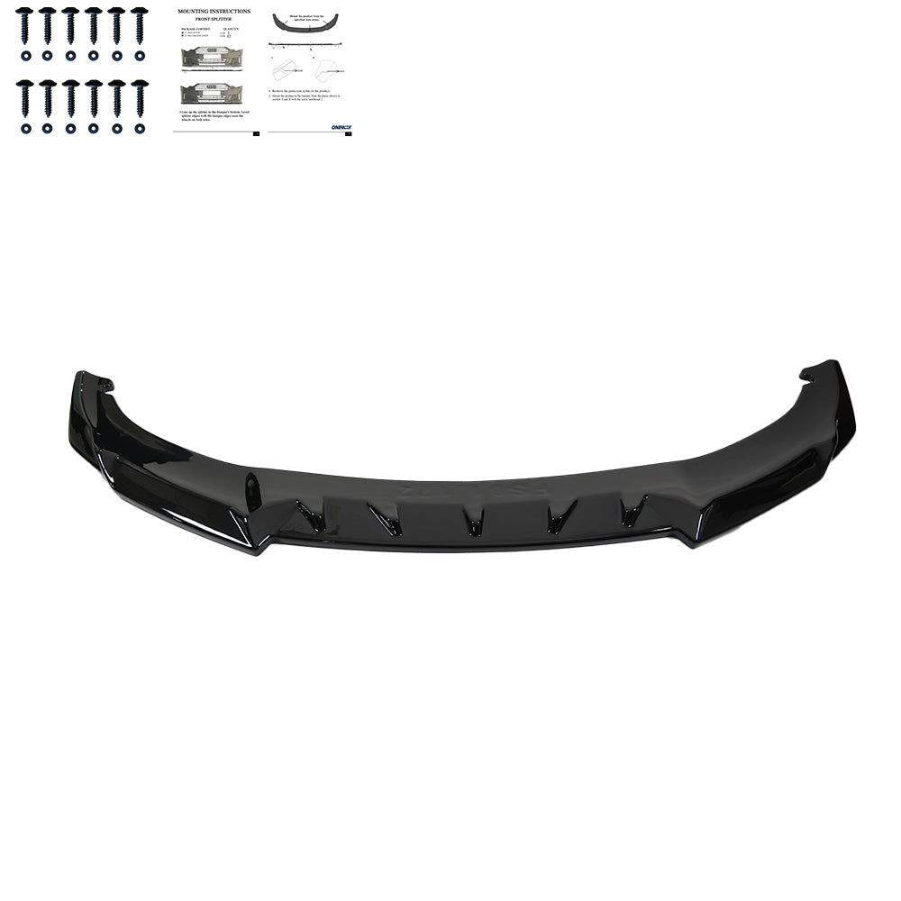 FS01.172 - Frontsplitter Hochglanz Schwarz passend für CUPRA Formentor MK1 Facelift 2024+