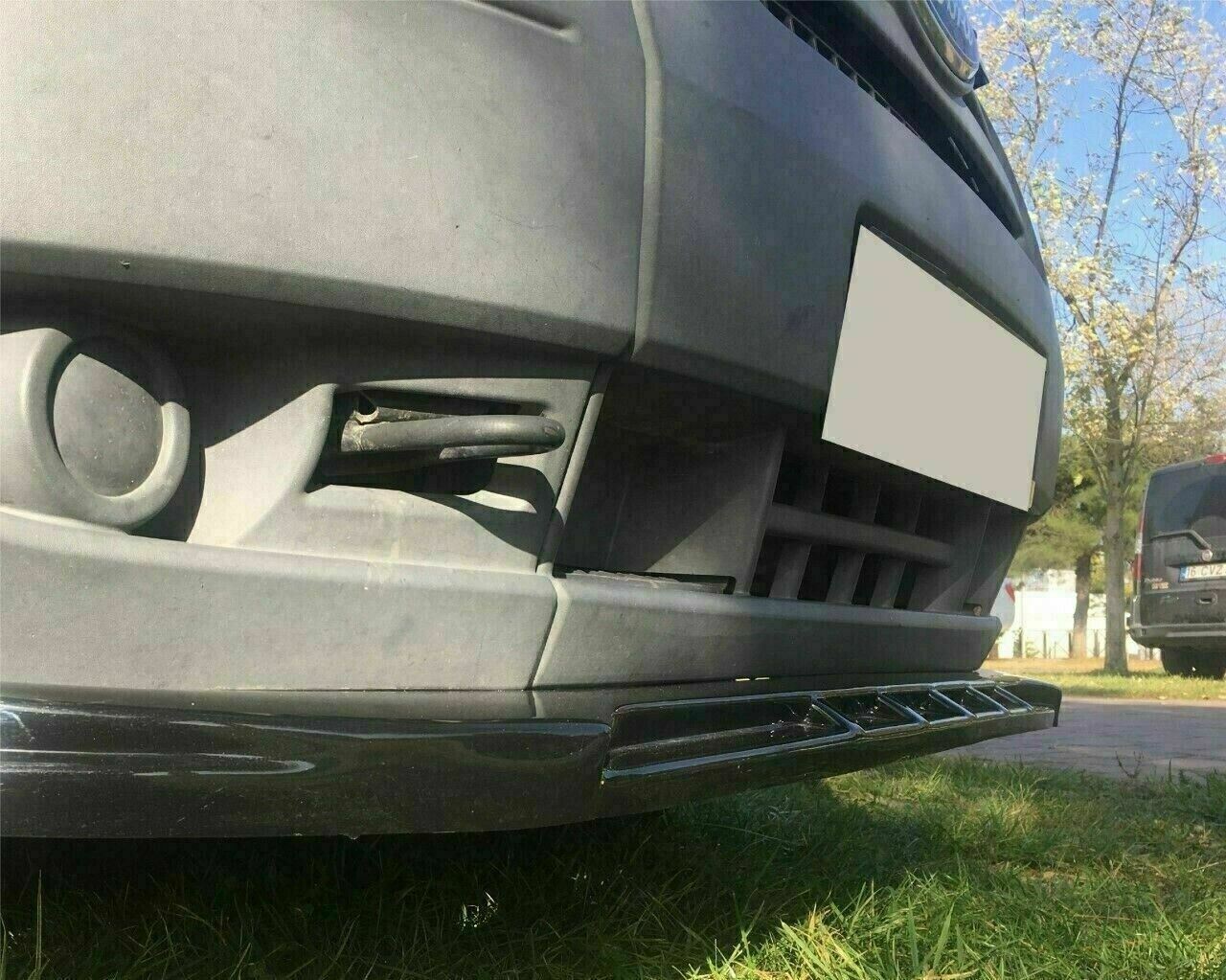 FS01.015 - Frontsplitter passend für FORD Transit MK7 2007-2013 mit ABE TÜV Hochglanz Schwarz