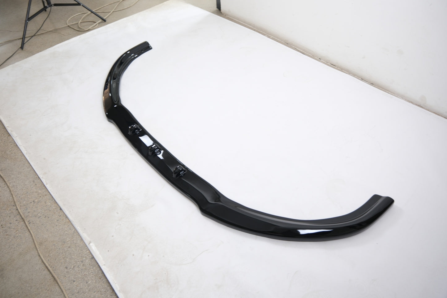 Frontsplitter passend für Ford Transit MK8 2014-2019 mit ABE TÜV Hochglanz Schwarz