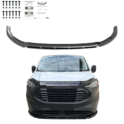 FS01.161 - Frontsplitter passend für Ford Transit Custom Mk2 2023+ v2 Hochglanz Schwarz