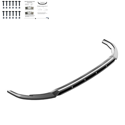 FS01.161 - Frontsplitter passend für Ford Transit Custom Mk2 2023+ v2 Hochglanz Schwarz
