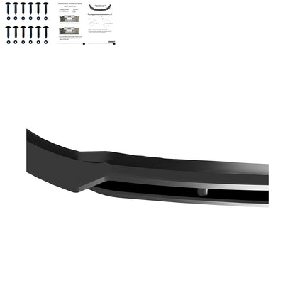 FS01.161 - Frontsplitter passend für Ford Transit Custom Mk2 2023+ v2 Hochglanz Schwarz