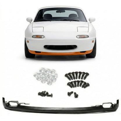 Frontspoilerlippe Matt Schwarz passend für Mazda MX-5 I (NA) 1989-1998