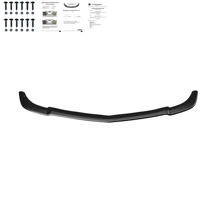 Frontsplitter passend für Mercedes C-Klasse W204 AMG-Line Facelift 2011-2014 mit ABE TÜV Hochglanz Schwarz