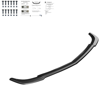 Frontsplitter passend für Mercedes C-Klasse W204 AMG-Line Facelift 2011-2014 mit ABE TÜV Hochglanz Schwarz