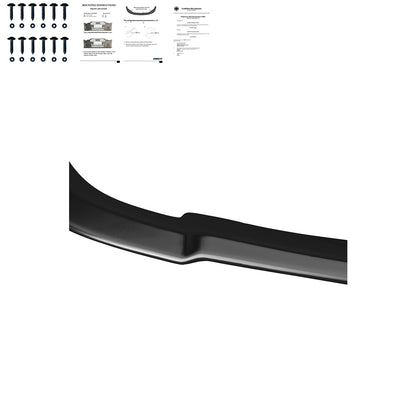 Frontsplitter passend für Mercedes C-Klasse W204 AMG-Line Facelift 2011-2014 mit ABE TÜV Hochglanz Schwarz
