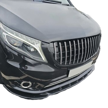 Frontsplitter passend für MERCEDES Vito W447 2014+ mit ABE TÜV Hochglanz Schwarz