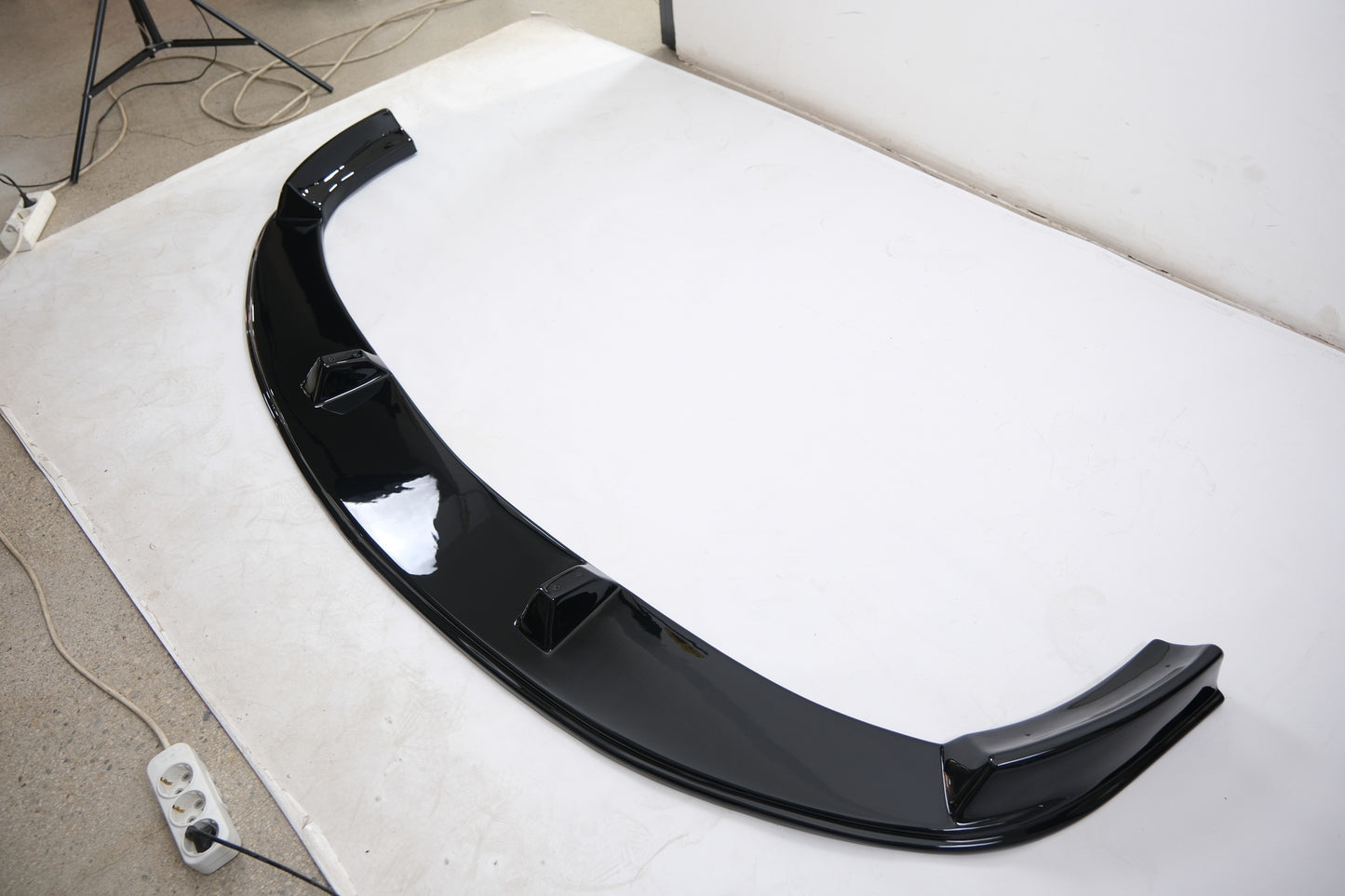 FS01.010 - Frontsplitter passend für Mercedes Sprinter W907 2018+ mit ABE TÜV Hochglanz Schwarz