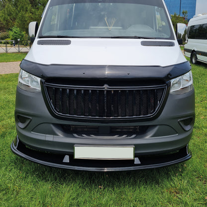 FS01.010 - Frontsplitter passend für Mercedes Sprinter W907 2018+ mit ABE TÜV Hochglanz Schwarz