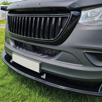 FS01.010 - Frontsplitter passend für Mercedes Sprinter W907 2018+ mit ABE TÜV Hochglanz Schwarz