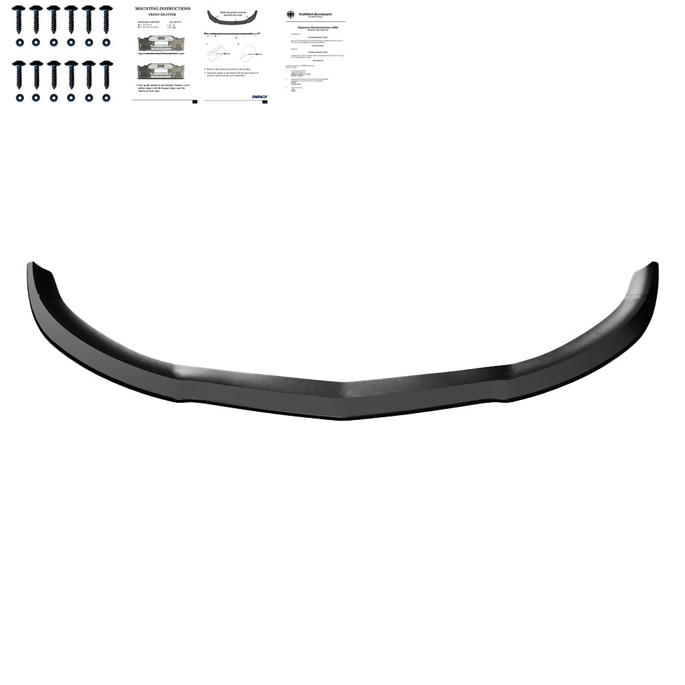 FS01.149 - Frontsplitter passend für MERCEDES A45 AMG W176 2013-2015 mit ABE TÜV Hochglanz Schwarz