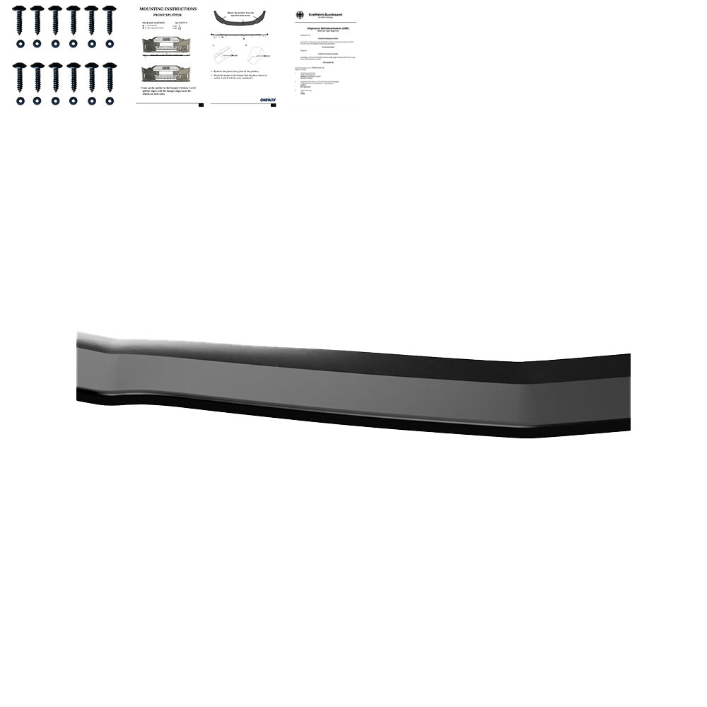 FS01.149 - Frontsplitter passend für MERCEDES A45 AMG W176 2013-2015 mit ABE TÜV Hochglanz Schwarz