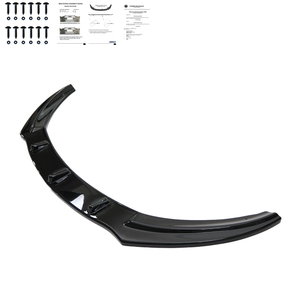 Frontsplitter passend für Opel Astra OPC/VXR J MK4 2009-2015 mit ABE TÜV Hochglanz Schwarz