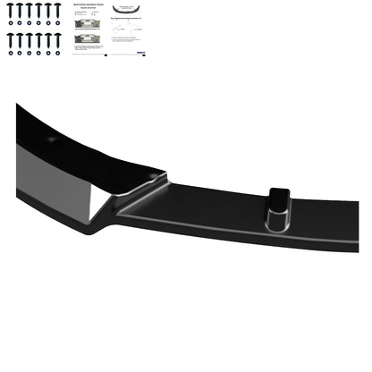 FS01.173 - Frontsplitter passend für RENAULT Clio Mk6 2024+ Hochglanz Schwarz