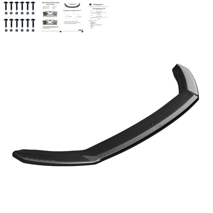 Frontsplitter passend für SEAT Leon FR MK3 Facelift 2017-2019 Version 2 mit ABE TÜV Hochglanz Schwarz