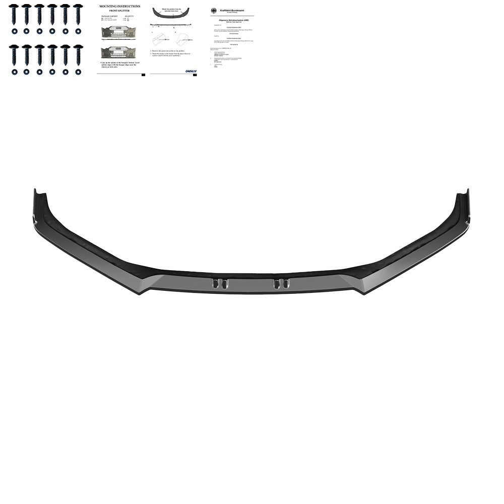 Frontsplitter passend für SUBARU BRZ Mk1 2012-2017 mit ABE TÜV Hochglanz Schwarz