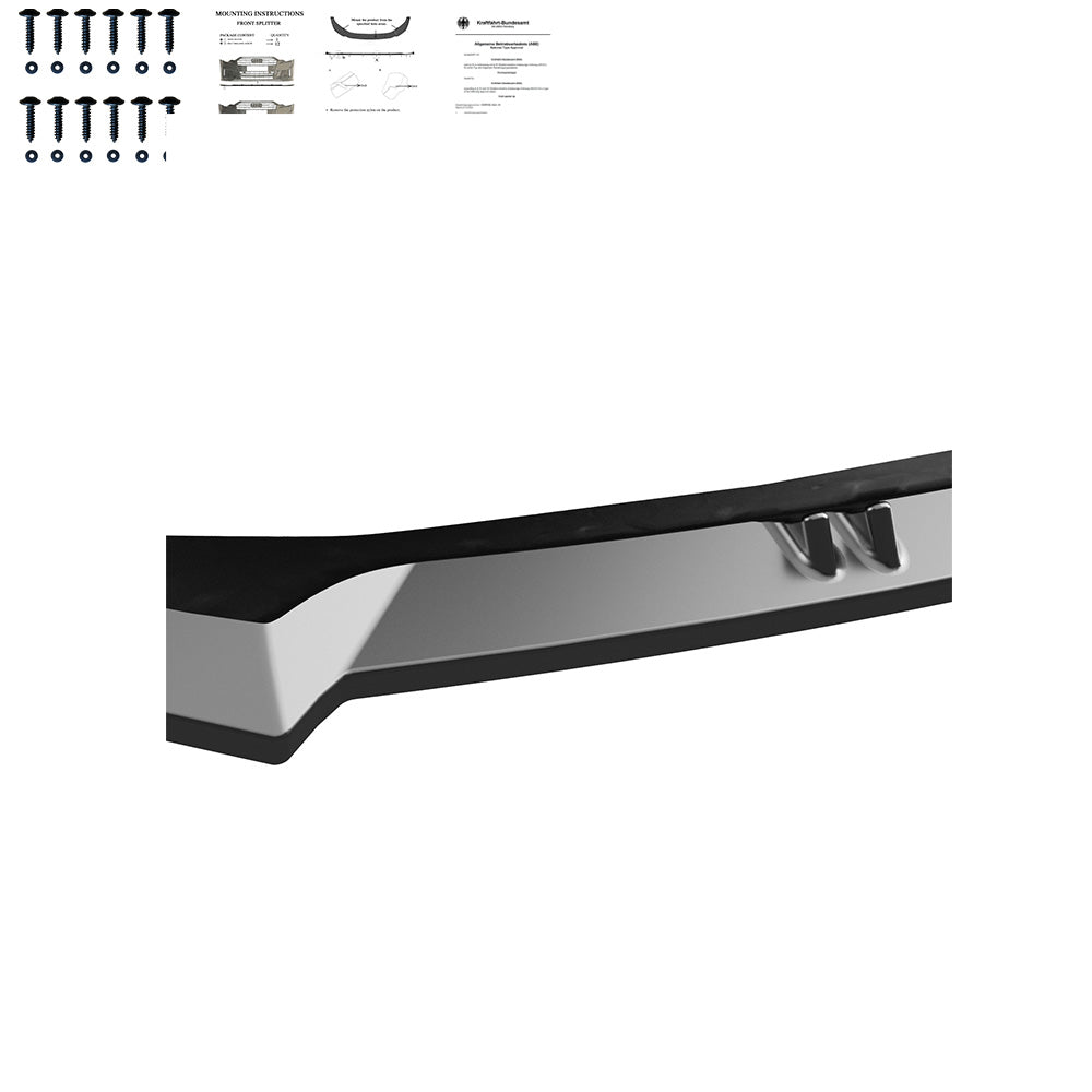 Frontsplitter passend für SUBARU BRZ Mk1 2012-2017 mit ABE TÜV Hochglanz Schwarz