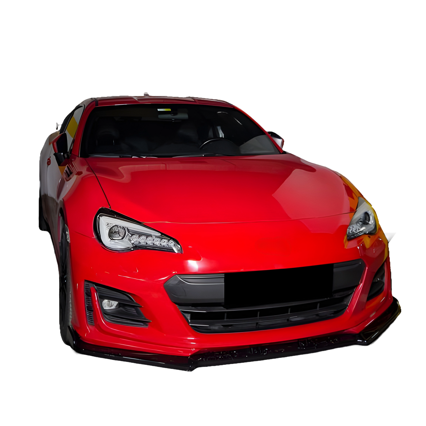 Frontsplitter passend für SUBARU BRZ Mk1 2012-2017 mit ABE TÜV Hochglanz Schwarz