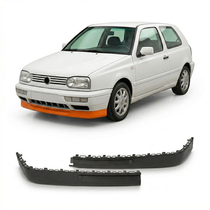 Frontspoilerlippe Matt Schwarz passend für VW Golf 3 1991-1998
