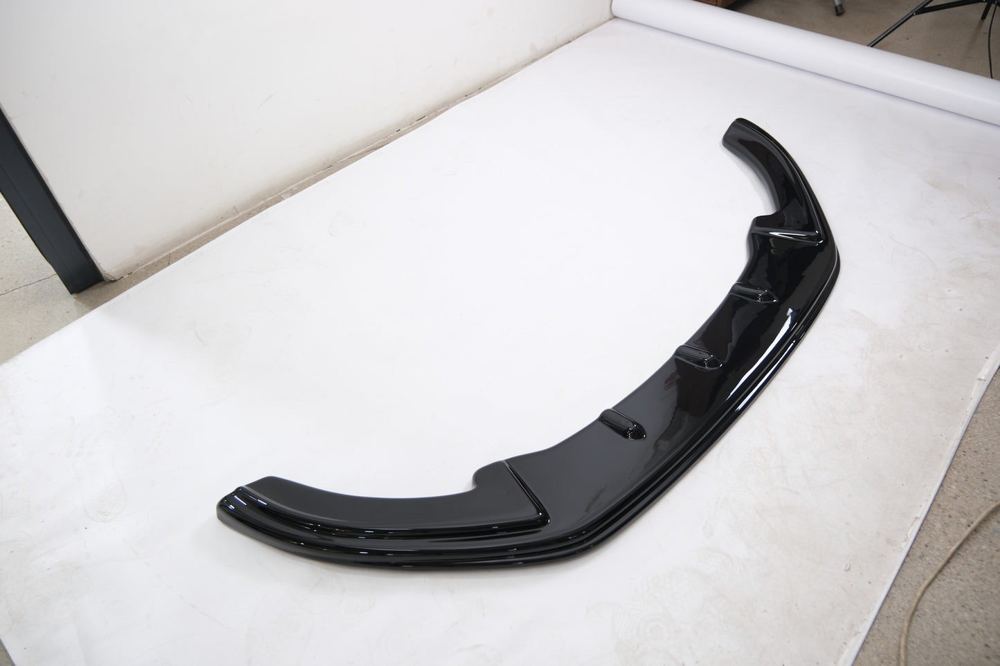 FS01.002 - Frontsplitter passend für VW Caddy MK3 Facelift 2010-2015 mit ABE TÜV Hochglanz Schwarz