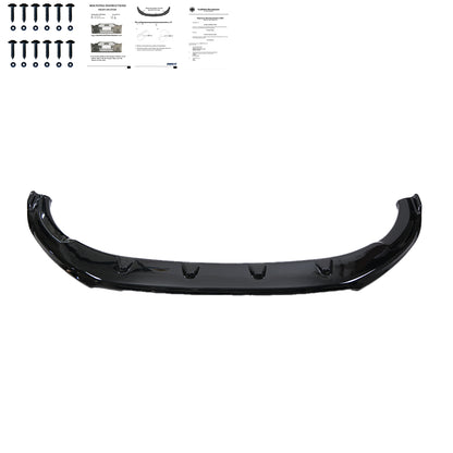 Frontsplitter passend für VW Transporter T6 2015-2019 mit ABE TÜV Hochglanz Schwarz