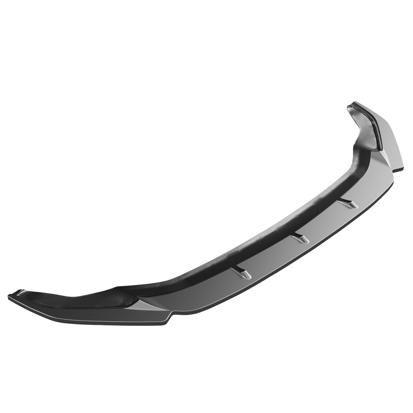Frontsplitter passend für VW Golf MK 7.5 R 2017-2020 Version 3 mit ABE TÜV Hochglanz Schwarz