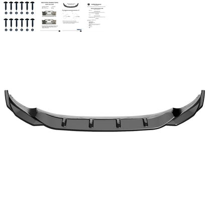 Frontsplitter passend für VW Tiguan MK2 R/R-Line Facelift 2020+ mit ABE TÜV Hochglanz Schwarz