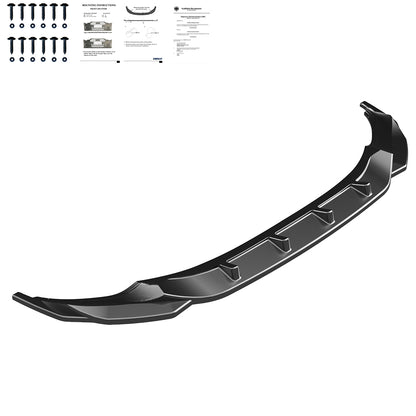 Frontsplitter passend für VW Tiguan MK2 R/R-Line Facelift 2020+ mit ABE TÜV Hochglanz Schwarz