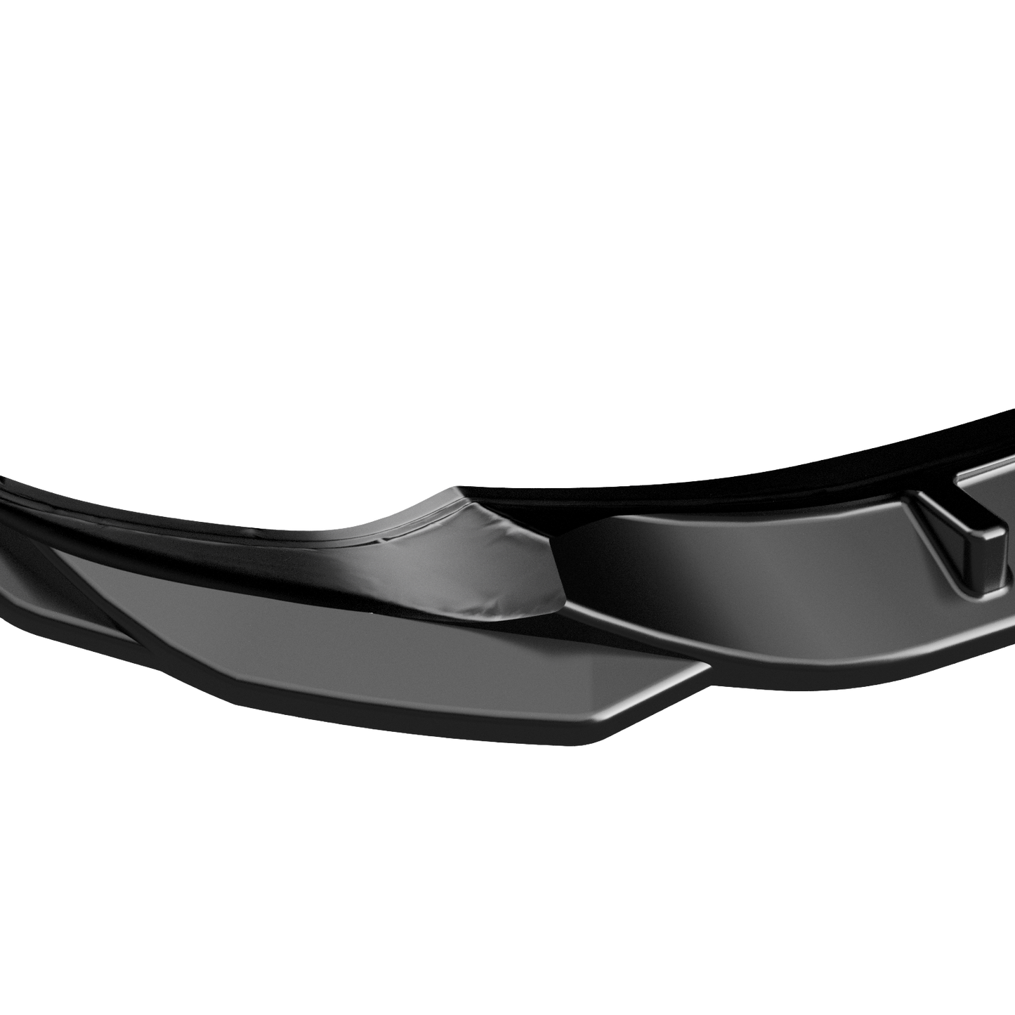 Frontsplitter passend für VW Tiguan MK2 R/R-Line Facelift 2020+ mit ABE TÜV Hochglanz Schwarz