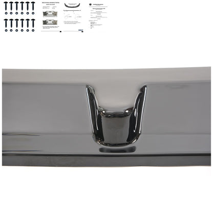 Frontsplitter passend für VW Crafter MK2 2017+ / MAN TGE MK1 Prefacelift 2017+ Version 2 mit ABE TÜV Hochglanz Schwarz