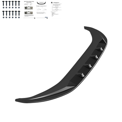 FS01.001 - Frontsplitter passend für VW Caddy MK5 2021+ Version 2 mit ABE TÜV Hochglanz Schwarz