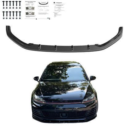 FS01.154 - Frontsplitter passend für VW Golf Mk7 GTI 2013-2016 Hochglanz Schwarz