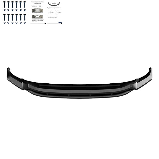 FS01.177 - Frontsplitter passend für VW Touareg Mk3 R-Line 2018-2023 Hochglanz Schwarz